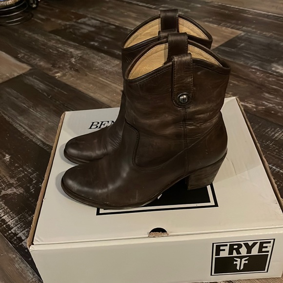 Frye women’s Jackie Button -slate color bootie size-7.5 - Picture 2 of 4